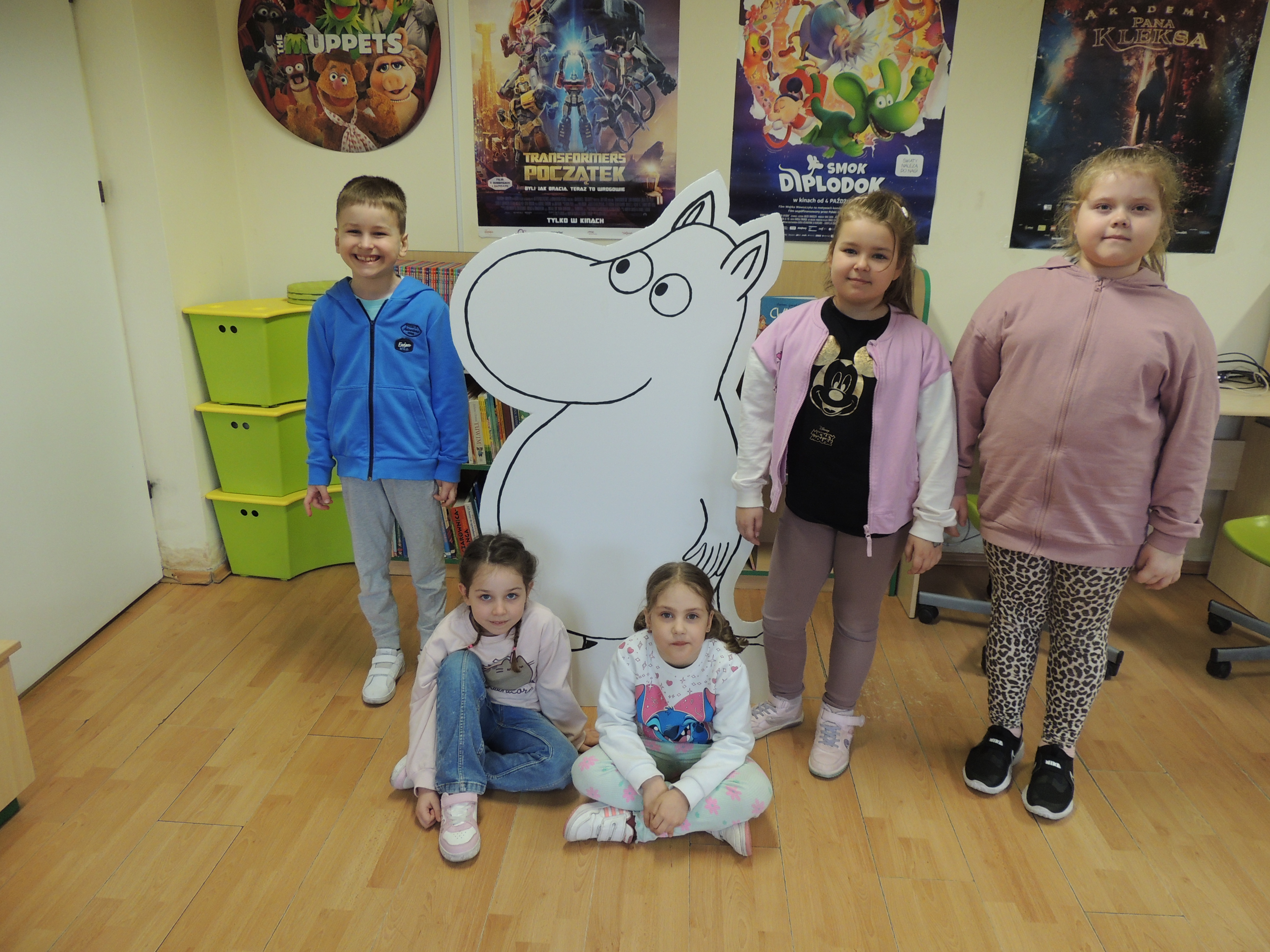 W krainie Muminków- wizyta w bibliotece